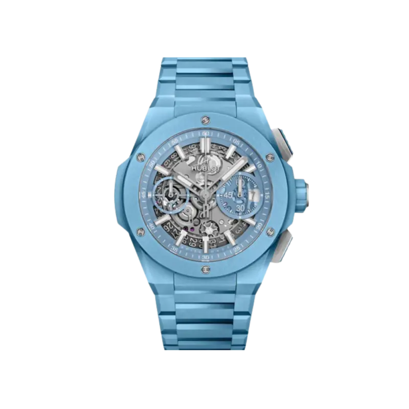 Hublot Big Bang INTEGRATED SKY BLUE CERAMIC Ref# 451.EX.5120.EX