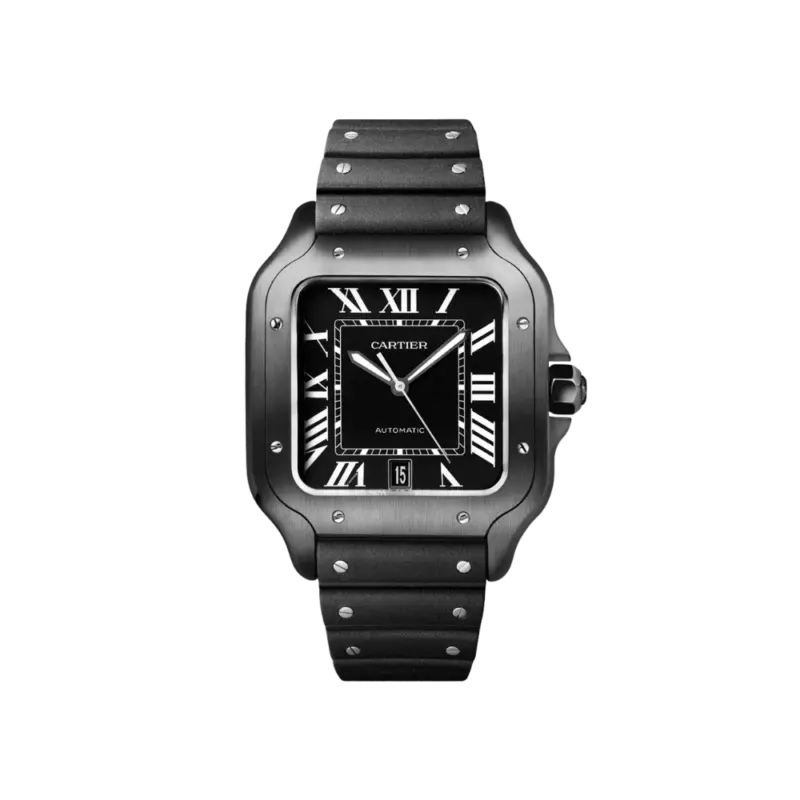 Santos de Cartier Large ADLC Black