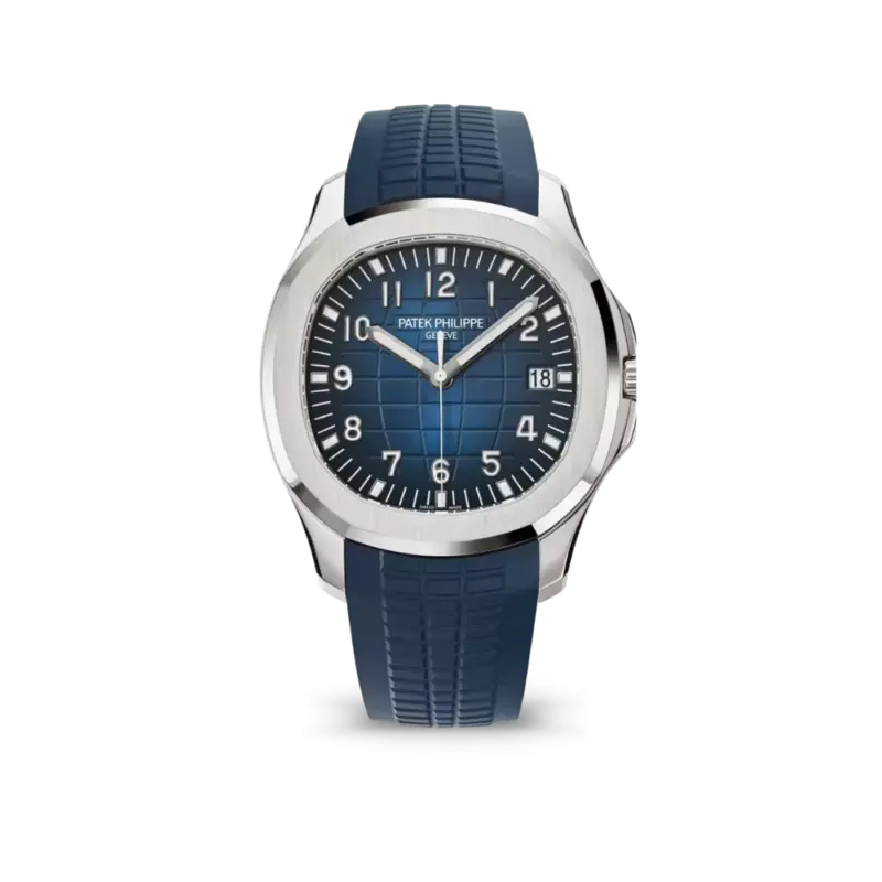 Patek Philippe Aquanaut Blue Dial 18K White Gold Men’s Watch 5168G-001
