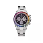 Rolex Daytona Rainbow Diamond Silver 40 mm