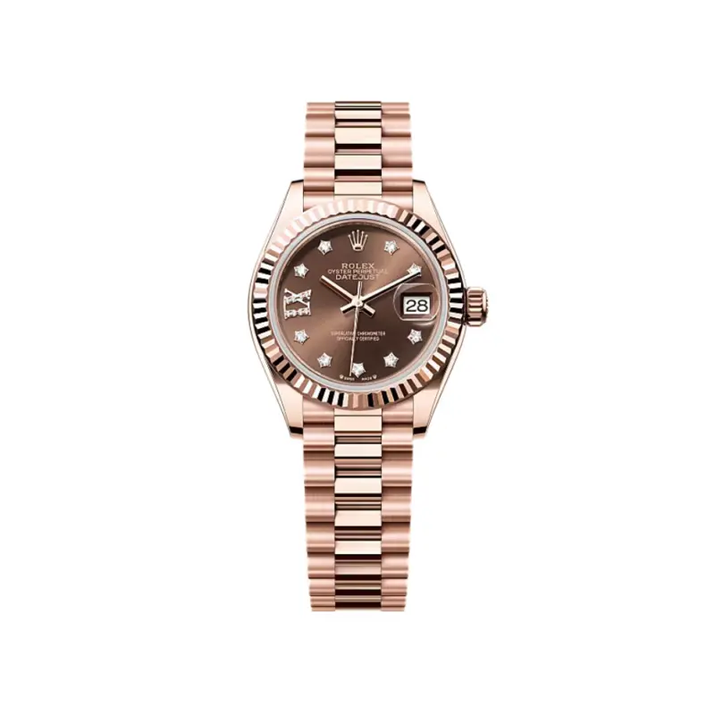 Rolex Lady-Datejust Everose Gold Ref#279175-0002